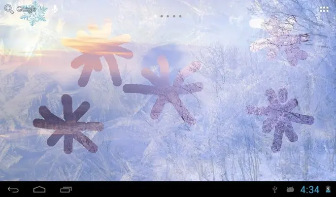 Draw on the frozen screen android App screenshot 4